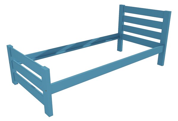 Vomaks Jednolůžková postel VMK011D Rozměr: 90 x 200 cm, Povrchová úprava: netransparentní barva modrá