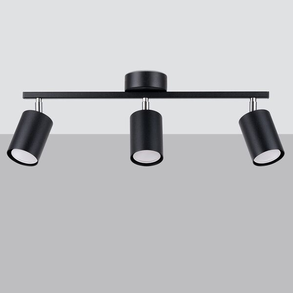 Sollux Lighting Stropní svítidlo LEMMI 3 černé