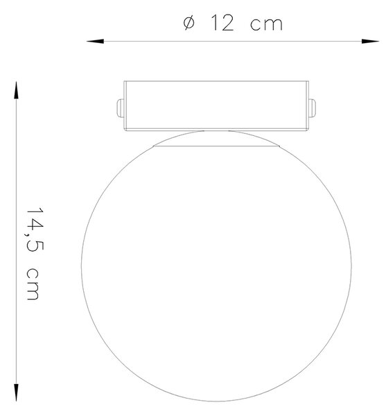 Sollux Lighting Stropní svítidlo YOLI 1 bílé