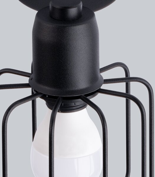 Sollux Lighting Nástěnné svítidlo BELUCI 1 černé