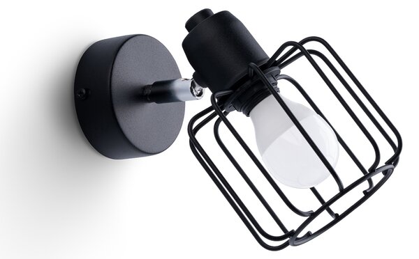 Sollux Lighting Nástěnné svítidlo BELUCI 1 černé