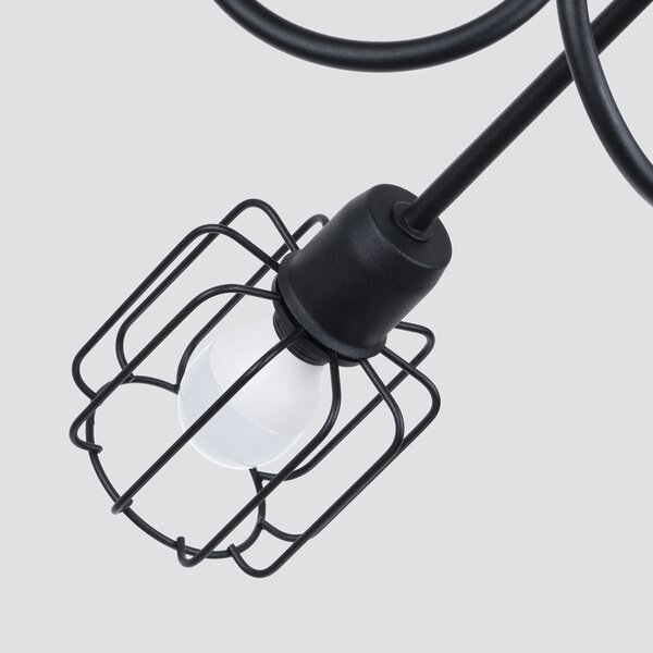 Sollux Lighting Lustr BELUCI 3S černý