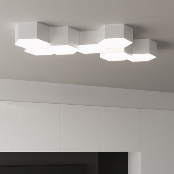 Sollux Lighting Stropní svítidlo SUNDE 15 bílé