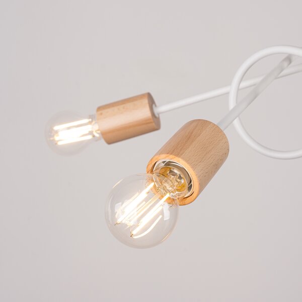 Sollux Lighting Lustr EMBER 5 bílý