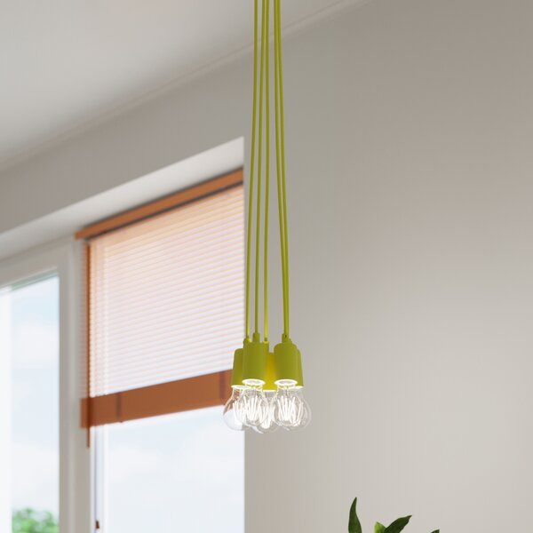 Sollux Lighting Závěsné svítidlo DIEGO 5 žluté