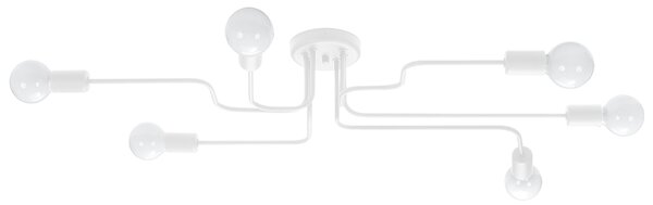 Sollux Lighting Lustr VECTOR 6 bílý
