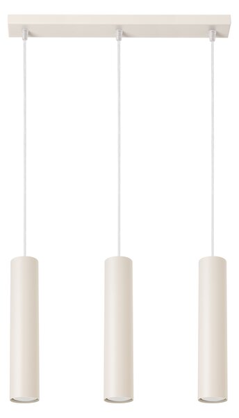 Sollux Lighting Závěsná lampa LAGOS 3L béžová