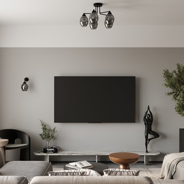 Sollux Lighting Lustr FILLAN 5 černý