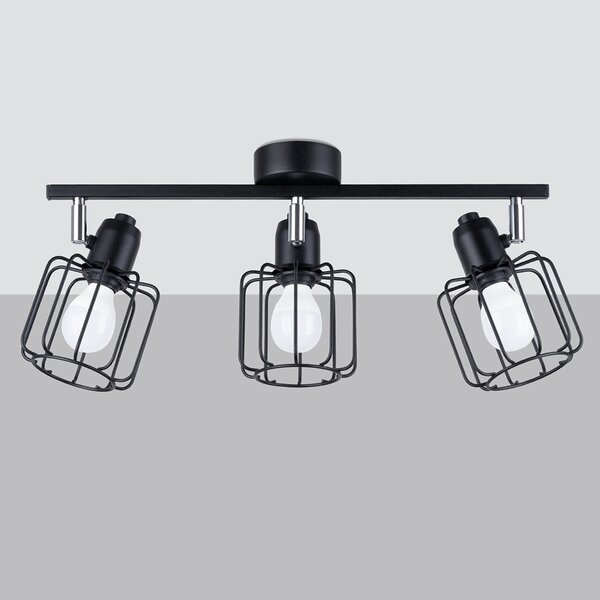 Sollux Lighting Stropní svítidlo BELUCI 3 černé