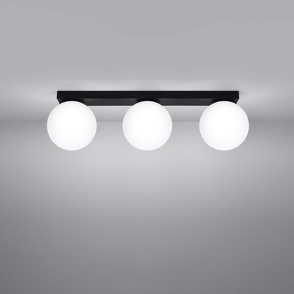 Sollux Lighting Stropní svítidlo YOLI 3 černé