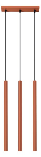 Sollux Lighting Závěsné svítidlo PASTELO 3 červená okrová