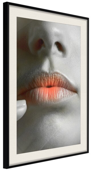 Artgeist Ombre Lips Velikosti (šířkaxvýška): 20x30, Finální vzhled: Černý rám s paspartou
