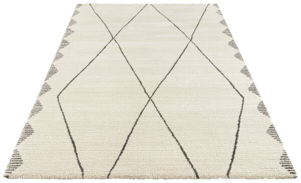 ELLE Decoration, AKCE: 80x150 cm Kusový koberec Glow 103665 Cream/Grey z kolekce Elle, bílá, ložnice