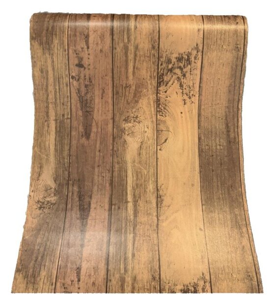 Samolepící tapety 45 cm x 10 m IMPOL TRADE 0007 dubová prkna tmavě hnědá samolepící tapety