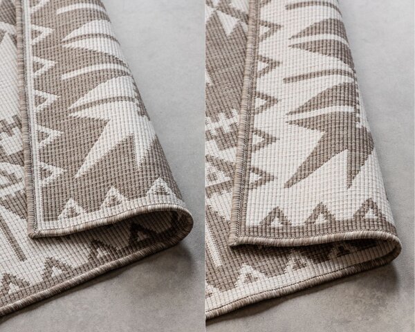 Oboustranný koberec Elle Decoration GEMINI Dynamic linen