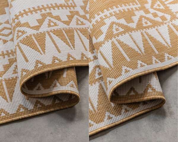 Oboustranný koberec Elle Decoration GEMINI Dynamic ochre