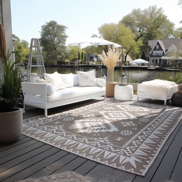 Oboustranný koberec Elle Decoration GEMINI Dynamic linen