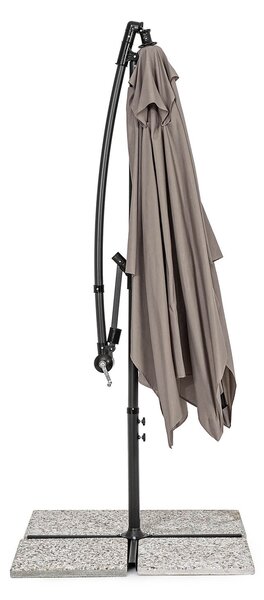 Slunečník raxo 2 x 3 m hnědý