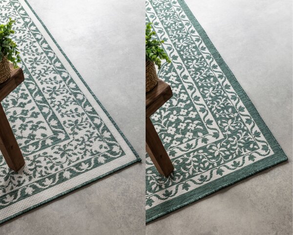 Oboustranný koberec Elle Decoration GEMINI Meekly zelený
