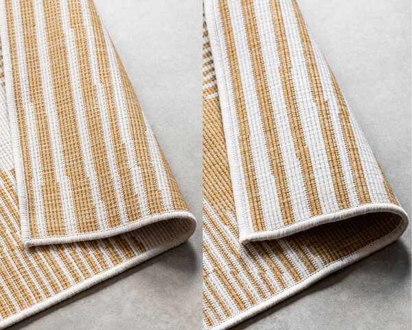 Oboustranný koberec Elle Decoration GEMINI Rhombus ochre