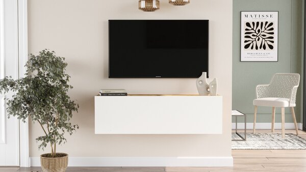 TV stolek/skříňka Fere (bílá)