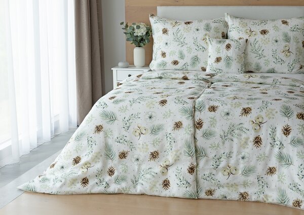 Povlečení Winter Linen Len capri 1x 140/200, 1x 70/90