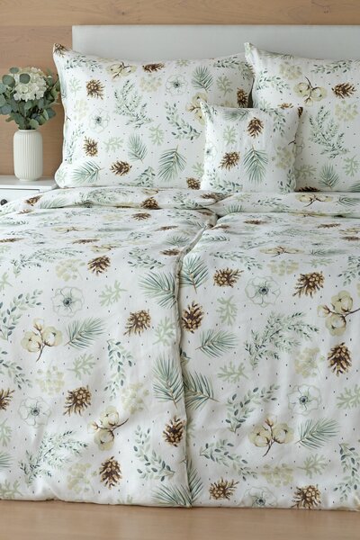 Povlečení Winter Linen Len capri 1x 140/200, 1x 70/90