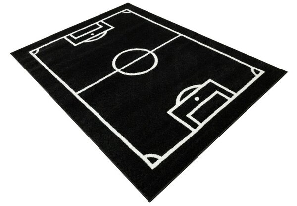 Koberec Lima 6333B černý / bílý