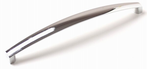 Nábytková úchytka typ KORDA Rozteč : 192mm Povrch : lesklý chrom ( stříbrná ) | Vesaky-uchytky.cz