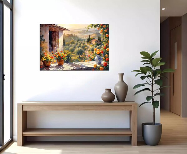 Moderní obraz Výhled v Toskánsku
