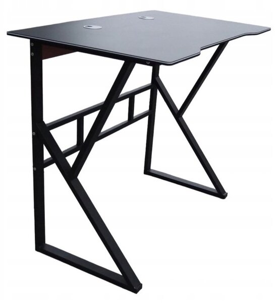 Počítačový stůl STL20CZ s deskou z MDF v černé barvě