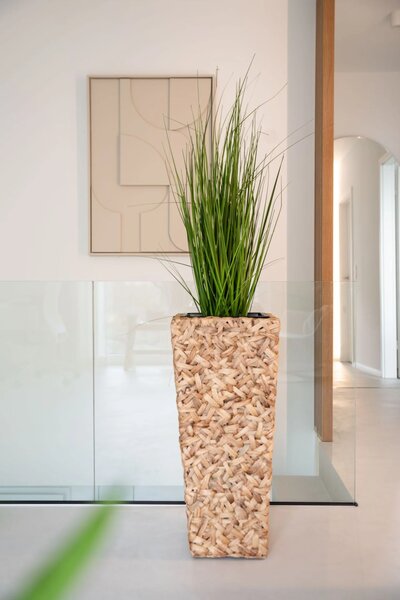 Květináč WILD, vodní hyacint, výška 80 cm, natur