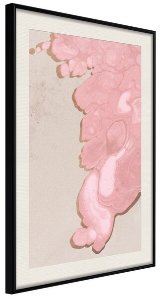 Artgeist Pink River Velikosti (šířkaxvýška): 40x60, Finální vzhled: Černý rám s paspartou