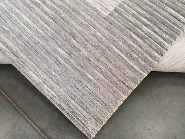 Berfin Dywany, Kusový koberec Vals 8001 Grey, 200x290, šedá, kancelář