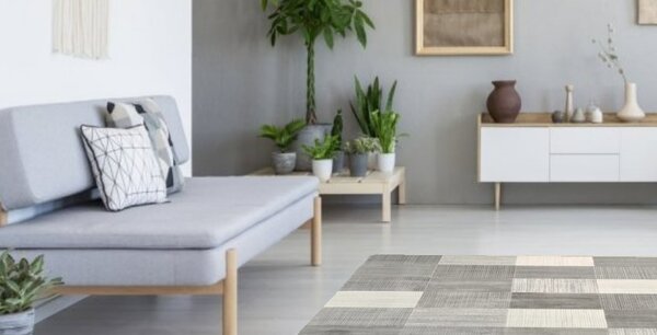 Berfin Dywany, Kusový koberec Vals 8002 Grey, 200x290, šedá, obývací pokoj
