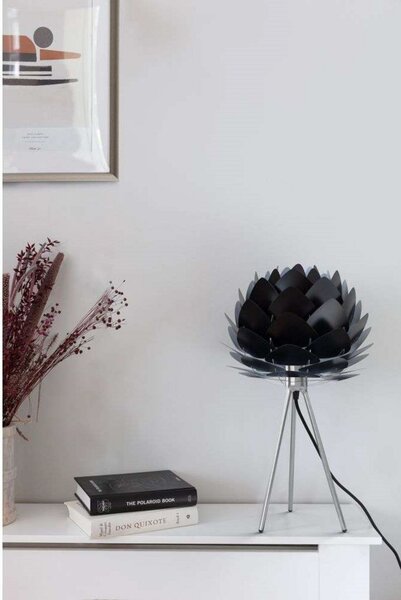 Tripod Stojan na Stolní Lampu Brushed Steel