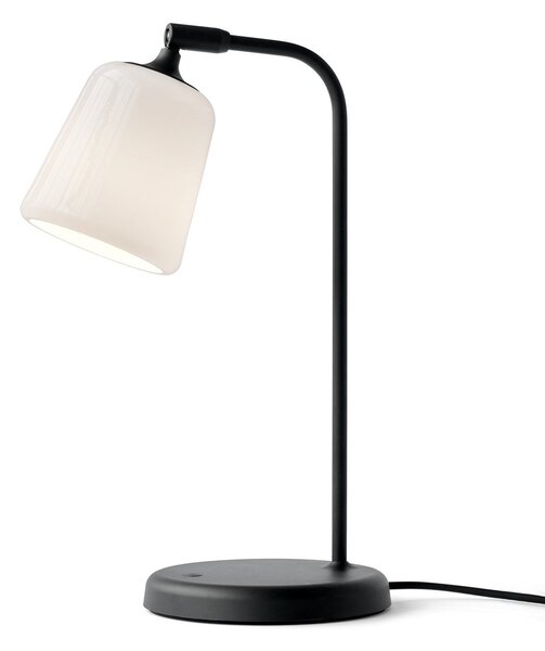 Stolní lampa New Works, Material New Edition, stmívatelné, Černá, Obývací pokoj, Kov, Design