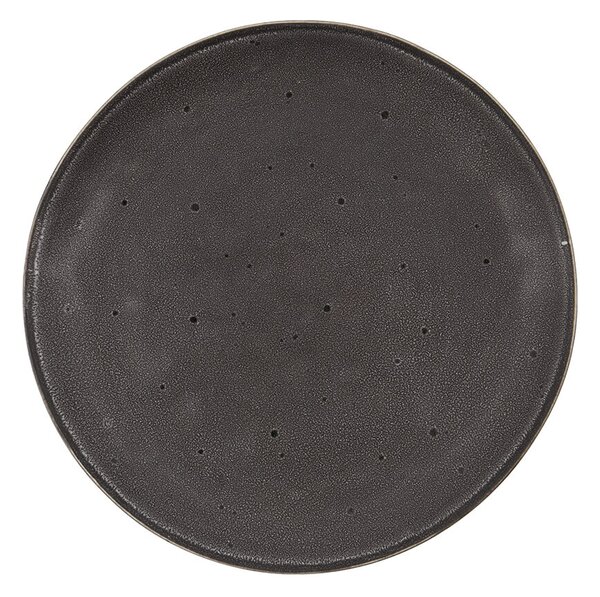 Dezertní talíř rusto tmavě šedý
