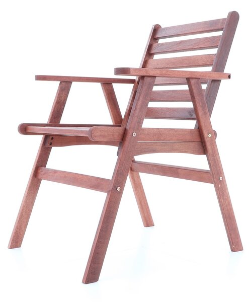 Zahradní židle Lonzo, hnědá