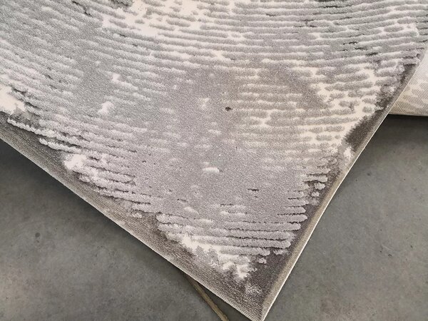 Berfin Dywany, Kusový koberec Vals 8125 Grey, 80x150, šedá, kancelář