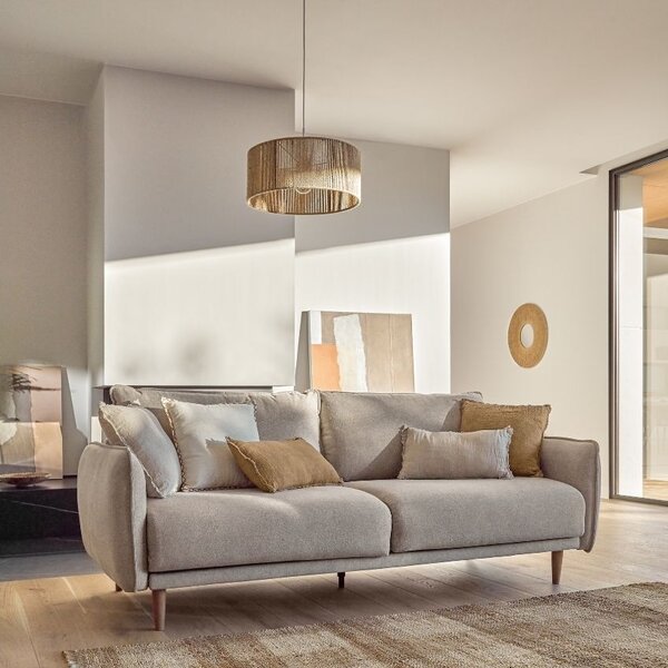 Přírodní jutové stínidlo Kave Home Crista 47 cm