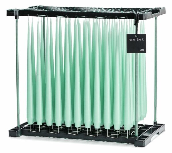 Ester & Erik Set svíček Taper - Cool Mint Výška: 22 cm
