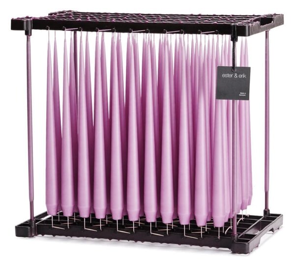 Ester & Erik Set svíček Taper - Dusty Lilac Výška: 22 cm