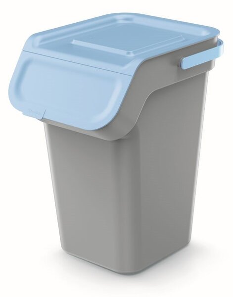 Prosperplast Sada 4 odpadkových košů KADDI s filtrem 4 x 25 L světle šedá