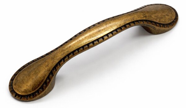 17040 úchytka rozteč 96mm staromosaz