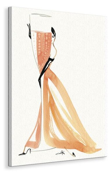 Art Group Obraz na plátně Champagne Rose Canetti Michel Rozměry: 60 x 80 cm