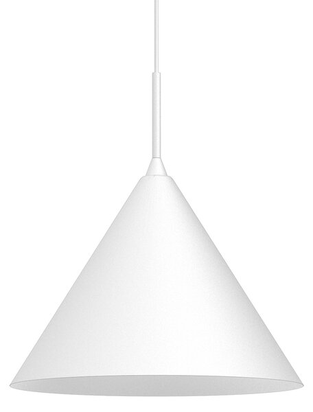 Závěsné svítidlo Capital, 1x bílé kovové stínítko, (fi 32cm), w