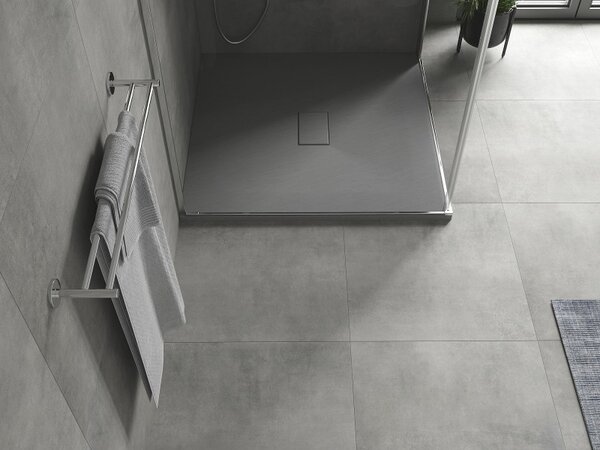 Mexen Hugo čtvercová sprchová vanička SMC 100 x 100 cm, šedá - 42611010