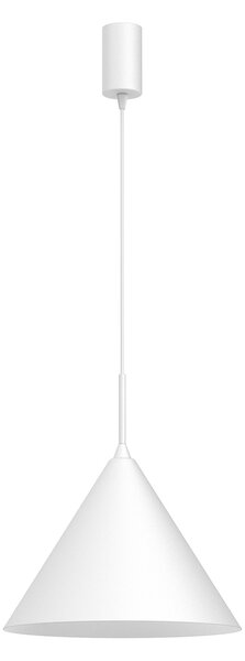 Závěsné svítidlo Capital, 1x bílé kovové stínítko, (fi 32cm), w