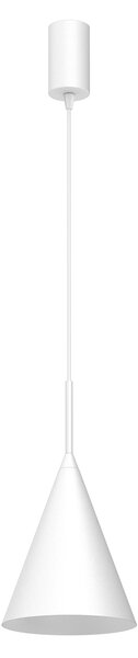 Závěsné svítidlo Capital, 1x bílé kovové stínítko, (fi 17cm), w